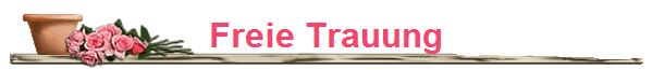Freie Trauung